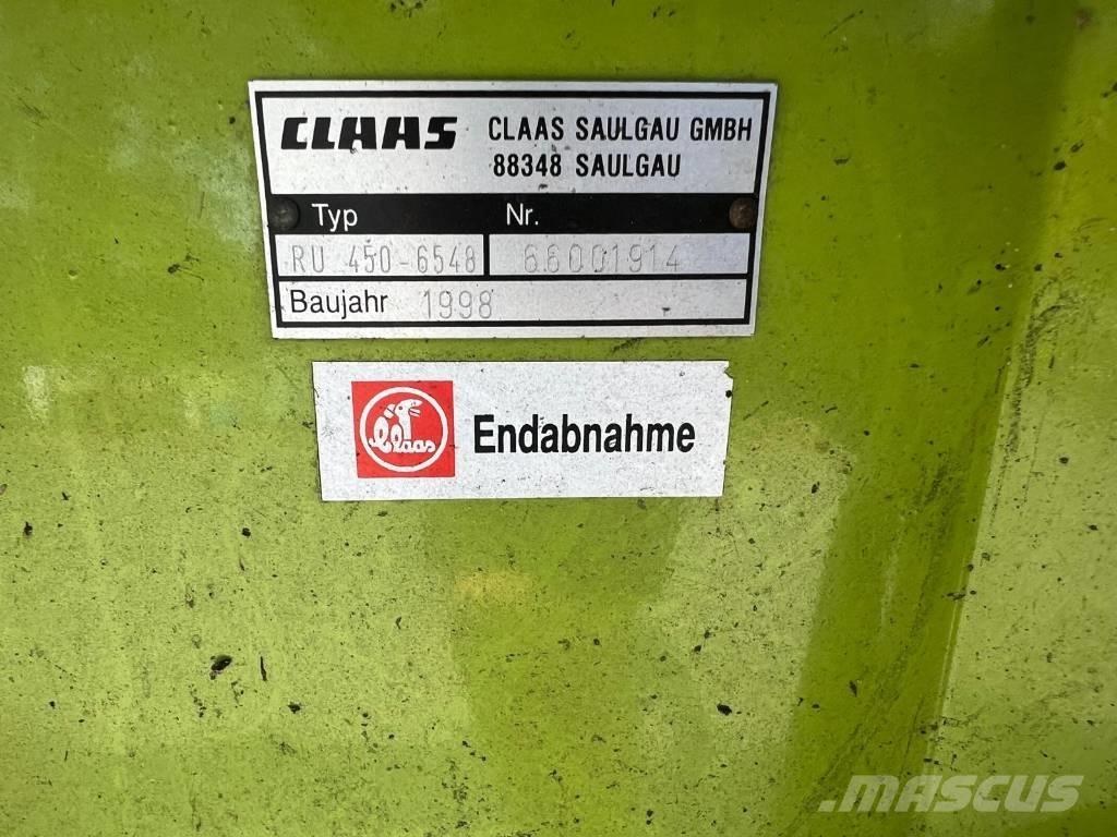 CLAAS RU 450 Xtra Selbstfahrende Häcksler
