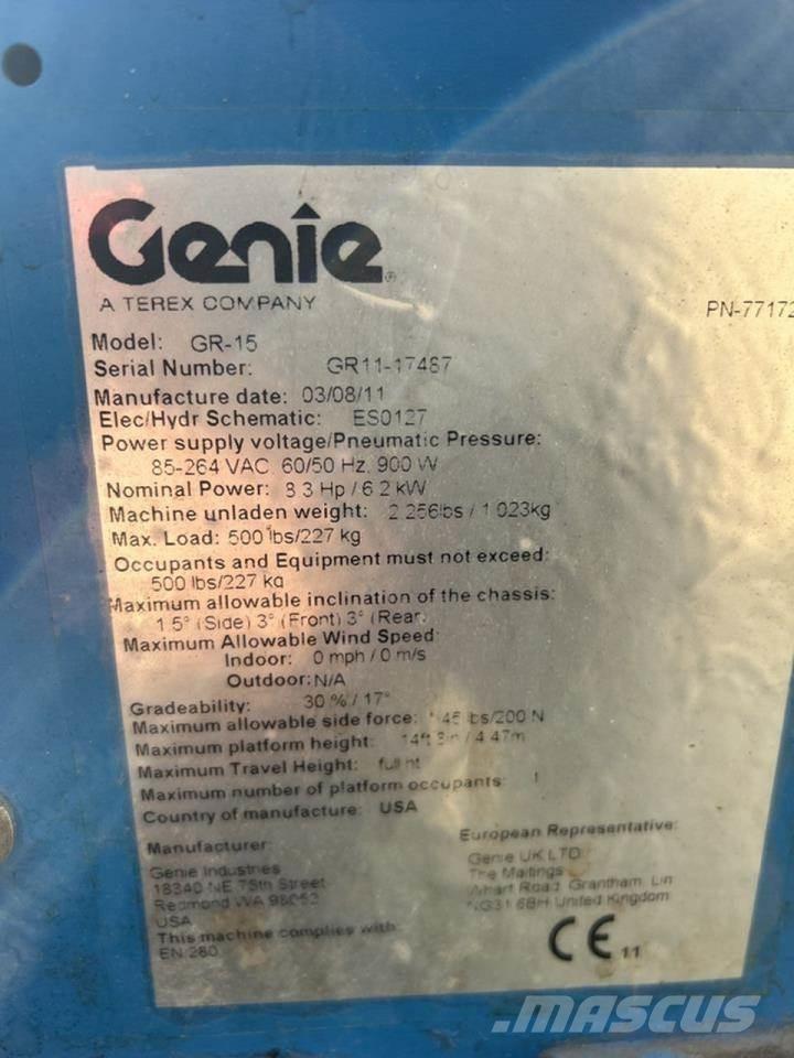 Genie GR-15 Gelenkteleskoparbeitsbühnen