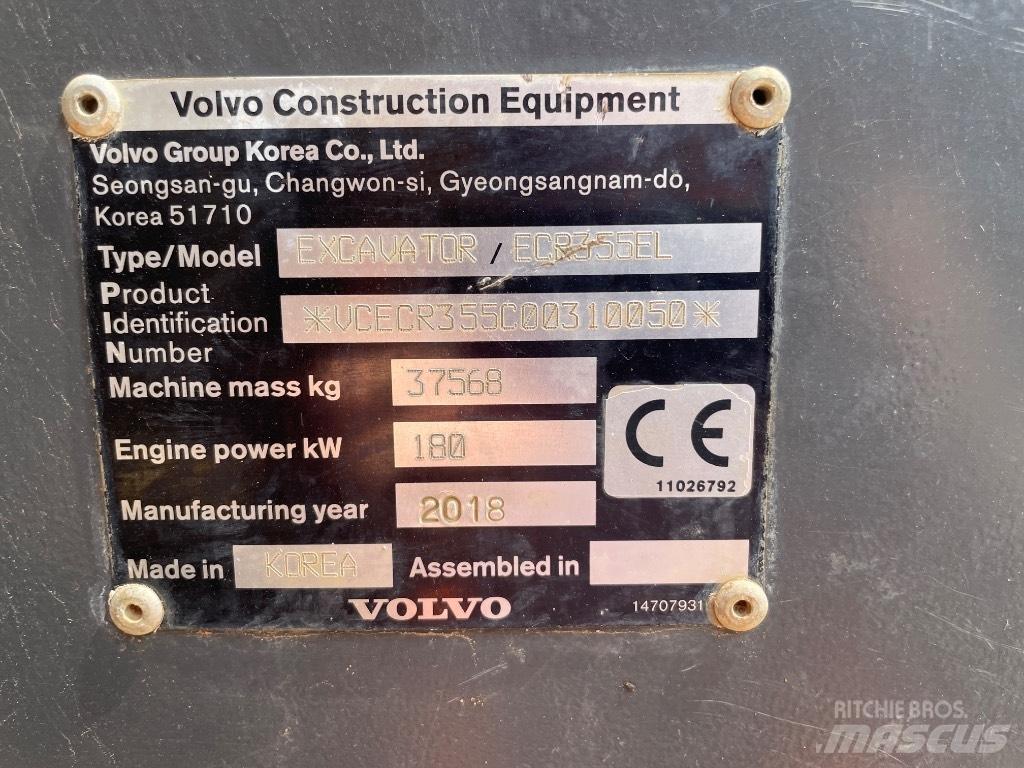 Volvo ECR 355 EL Raupenbagger
