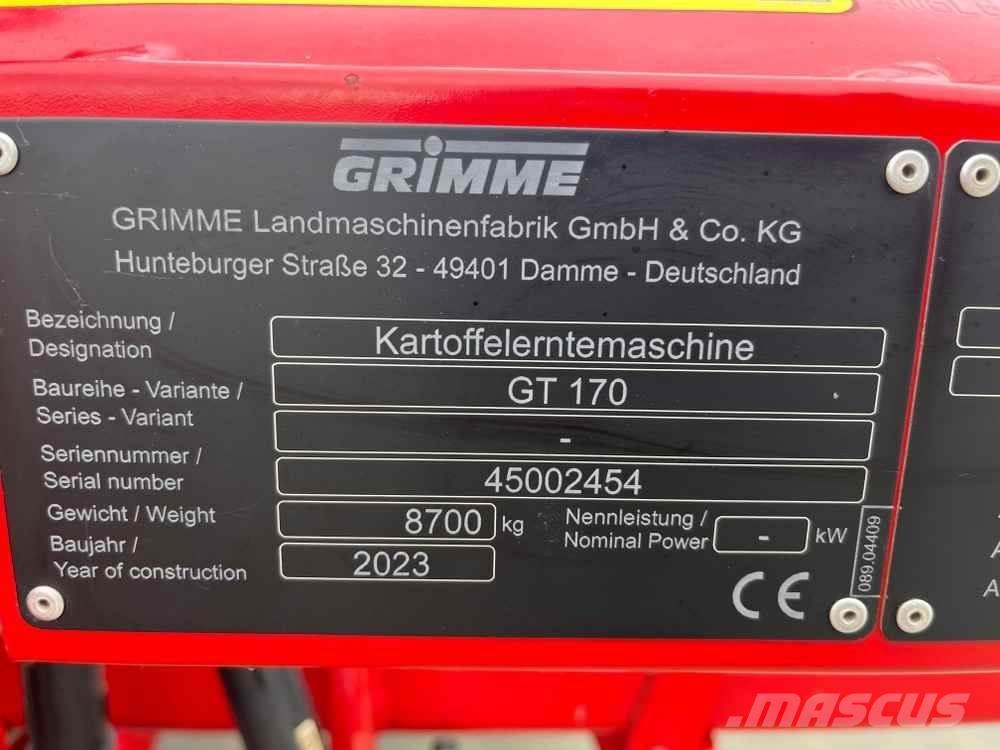 Grimme GT 170 Aardappelrooiers