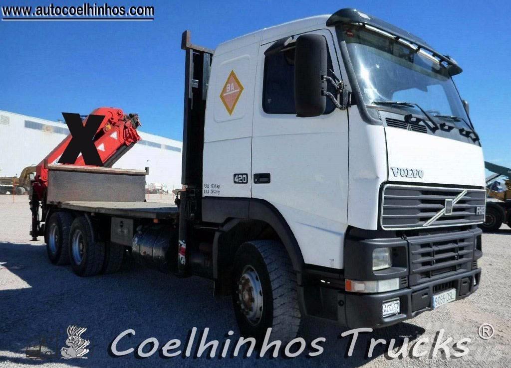 Volvo FH12 420 6x4 Pritschenwagen/Pritschenwagen mit Seitenklappe