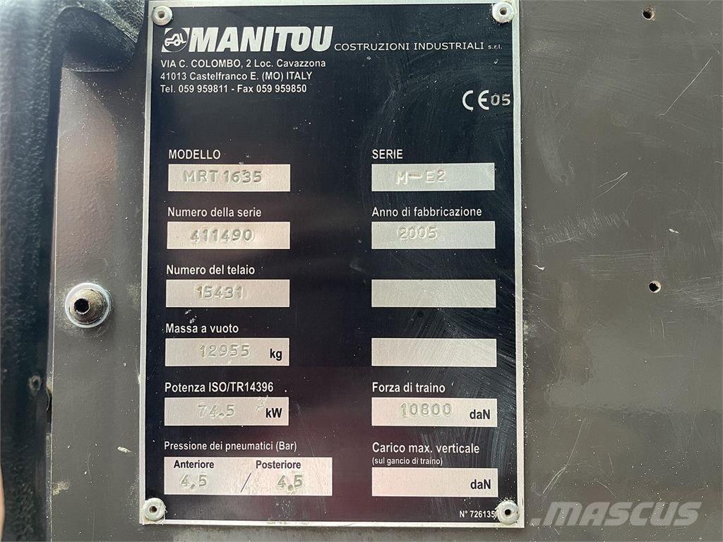 Manitou MRT1635 Teleskoplader