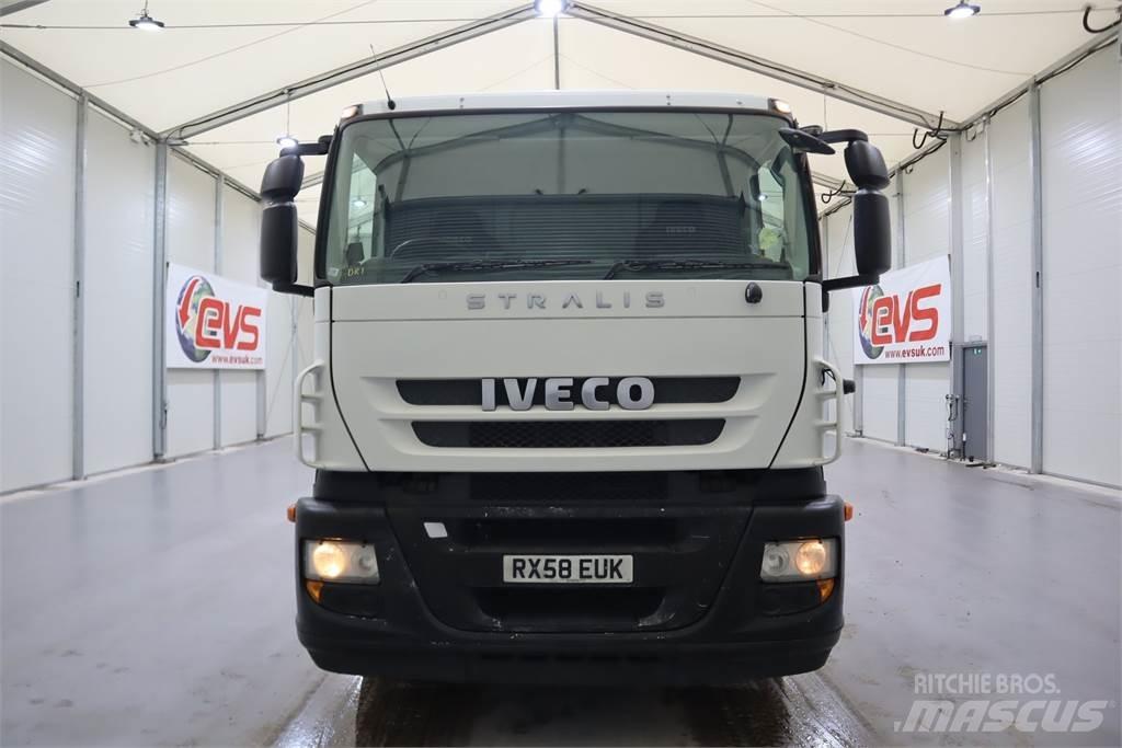 Iveco STRALIS 420 DRAWBAR Pritschenwagen/Pritschenwagen mit Seitenklappe