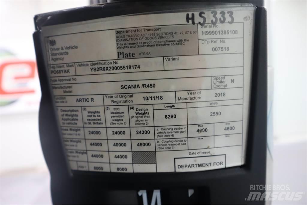 Scania R450 Sattelzugmaschinen