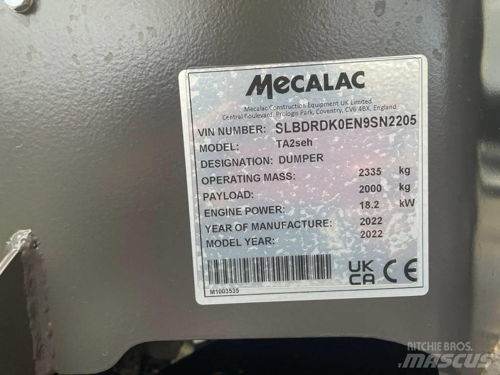 Mecalac TA2SEH Dumper - Knickgelenk