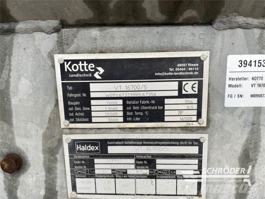 Kotte VT 16700 Gülletankwagen