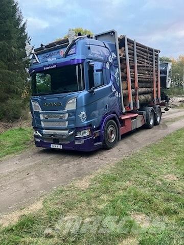 Scania R650B6X4NB Holztransporter