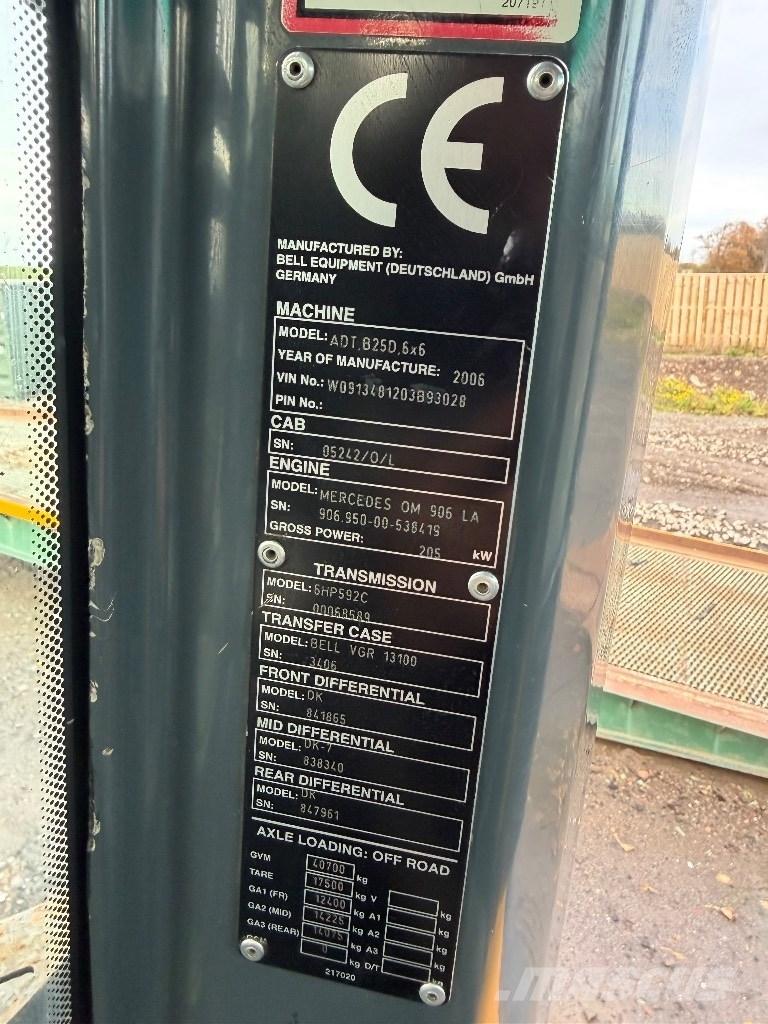 Bell B 25 D Dumper - Knickgelenk