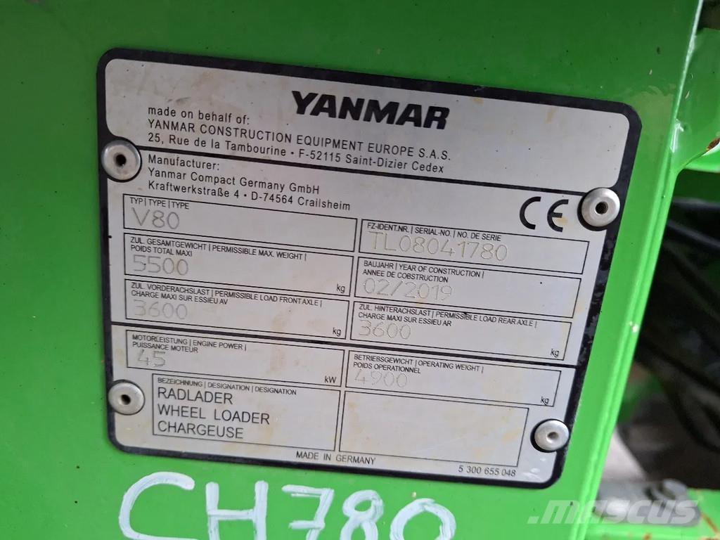 Yanmar V80 Minilader
