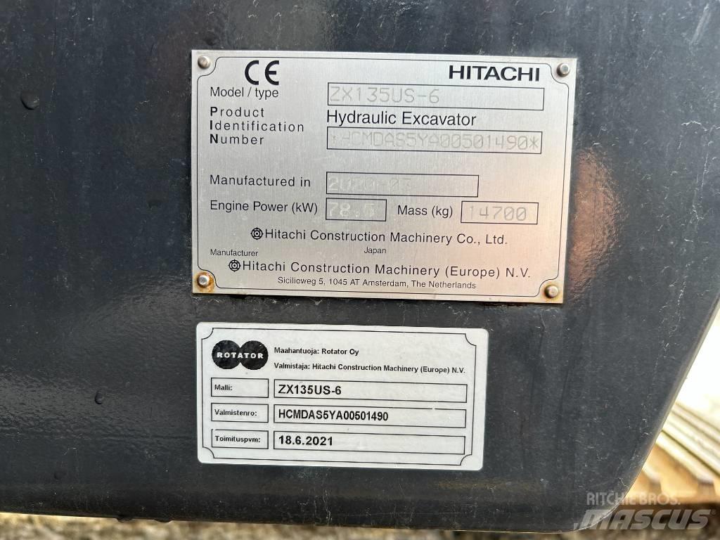 Hitachi ZX 135 US-6 Raupenbagger