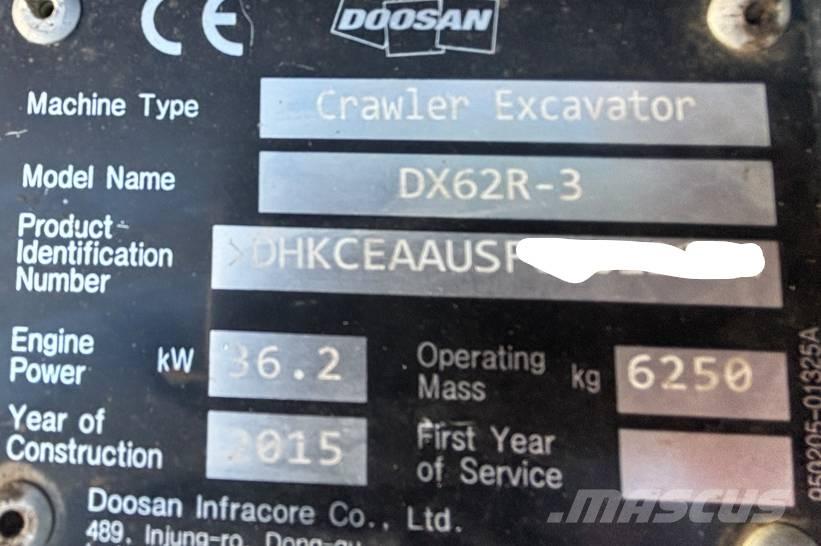 Doosan DX 62 R-3 Minibagger < 7t