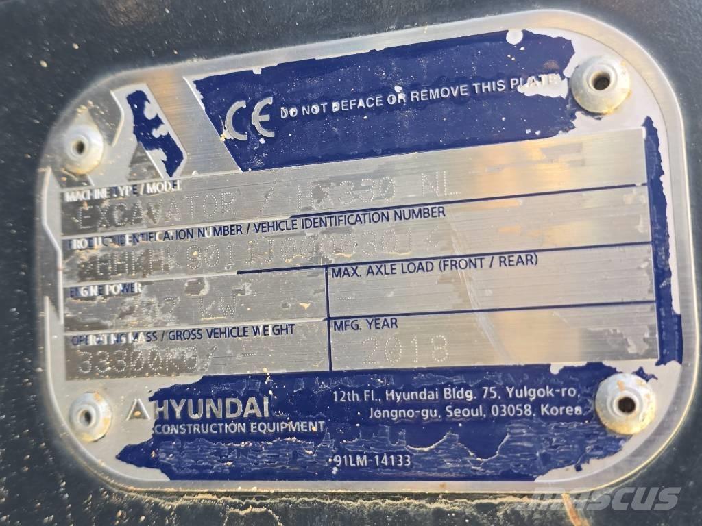 Hyundai HX 330 NL Raupenbagger