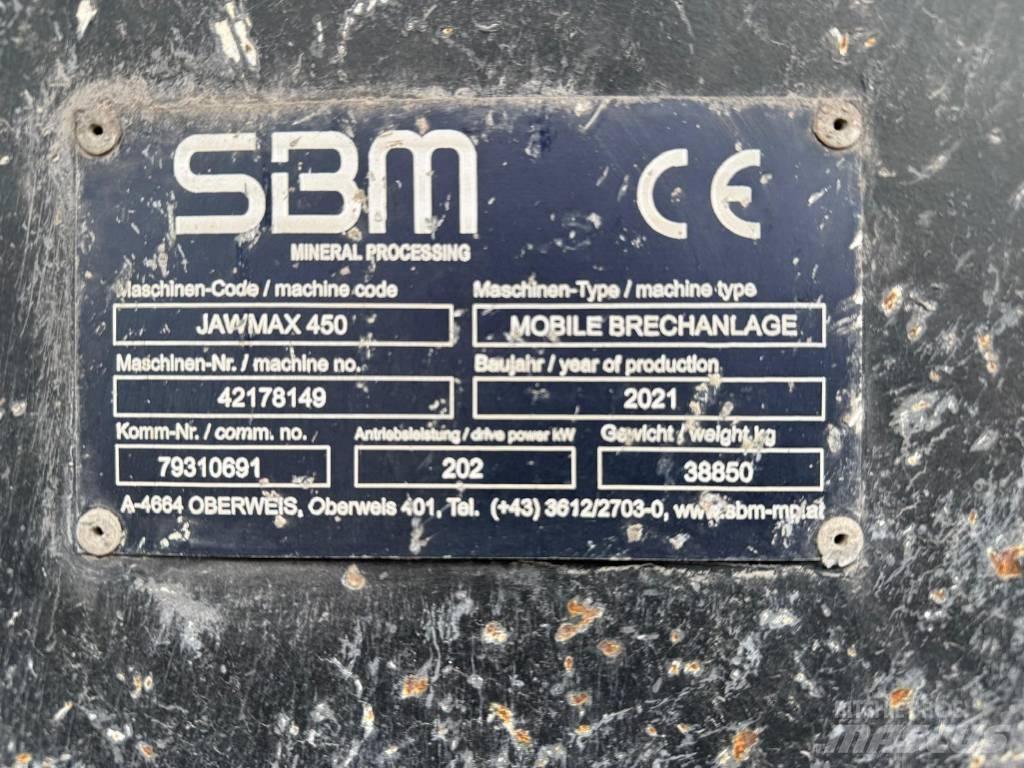 SBM Jawmax 450 Mobile Brecher