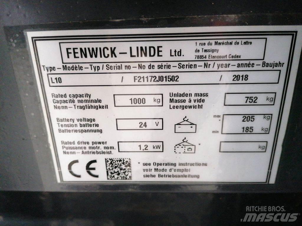 Linde L10 Deichselstapler