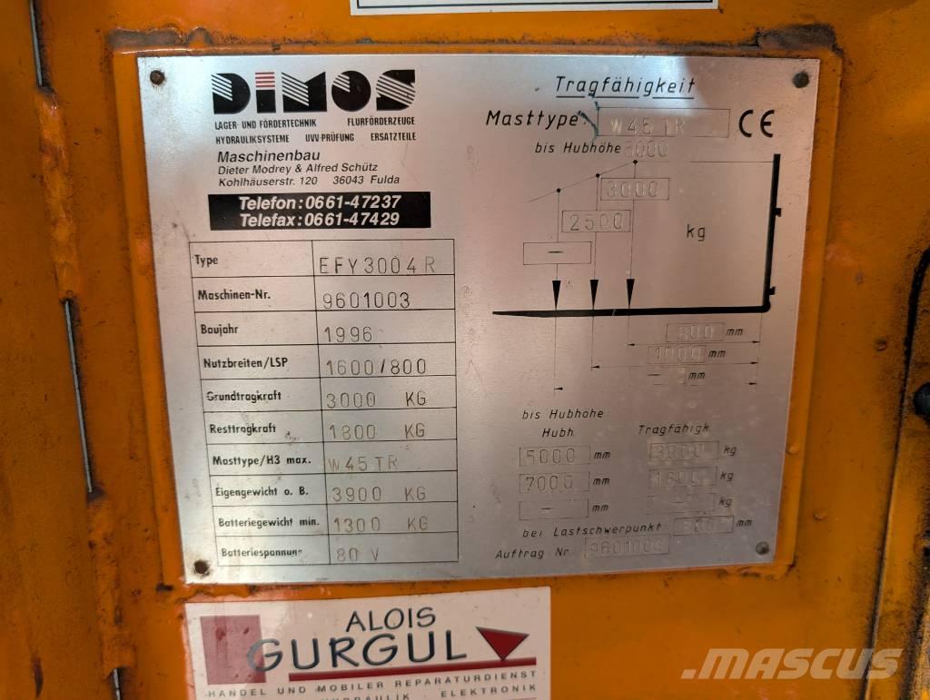 Dimos EFY3004-R Elektrische heftrucks