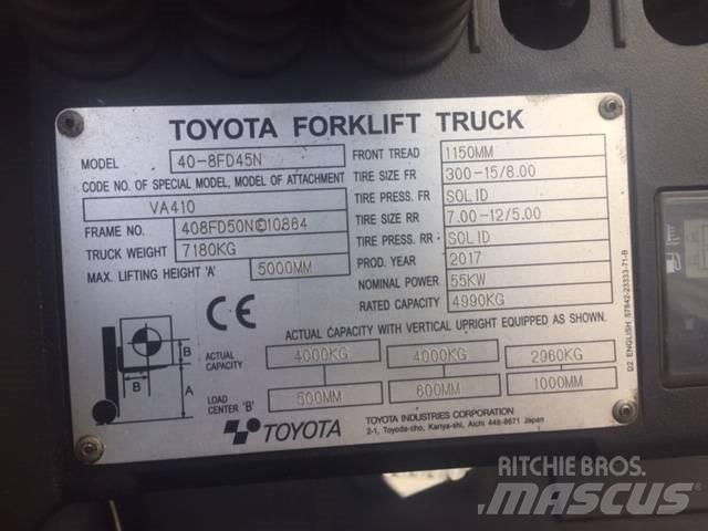 Toyota 40-8FD45N Diesel heftrucks