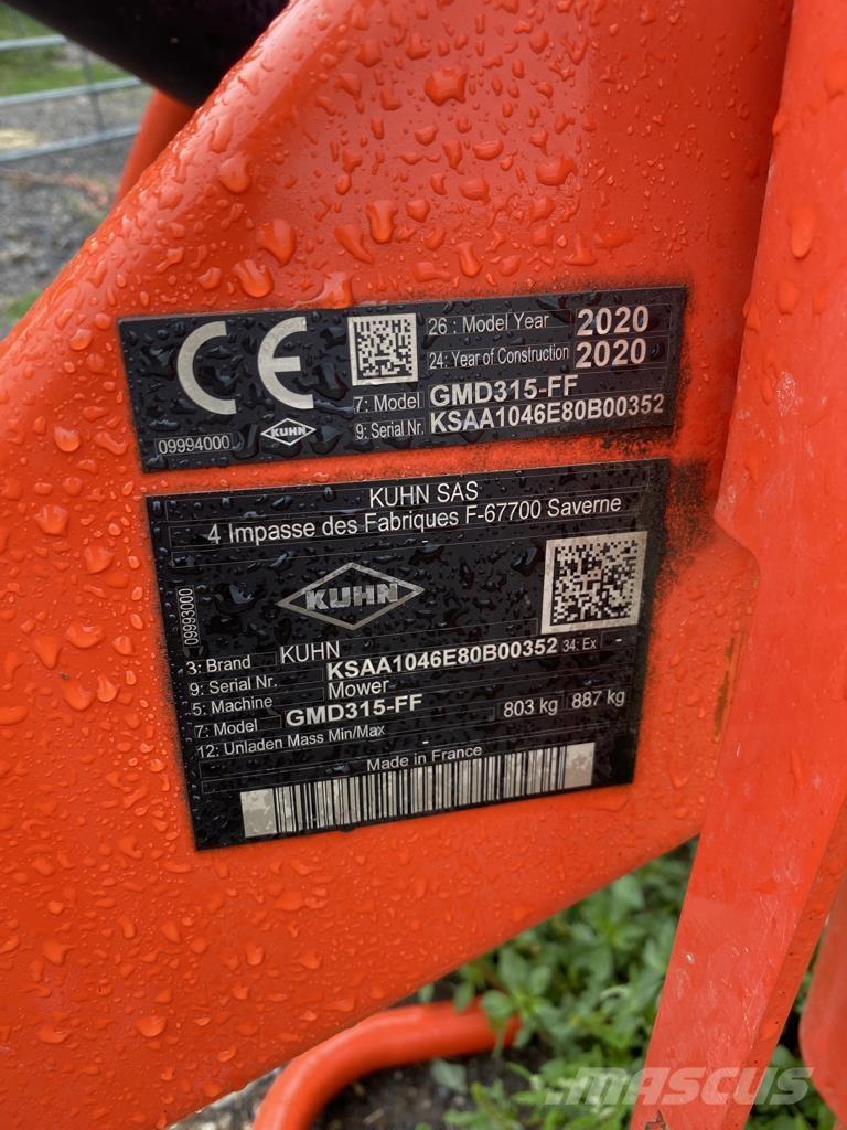 Kuhn GMD315FF Mäher