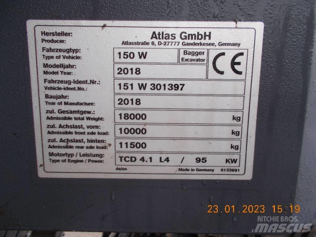 Atlas 150 W Mobilbagger