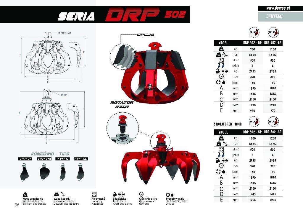  DEMOQ DRP300-5P Schneidwerkzeuge