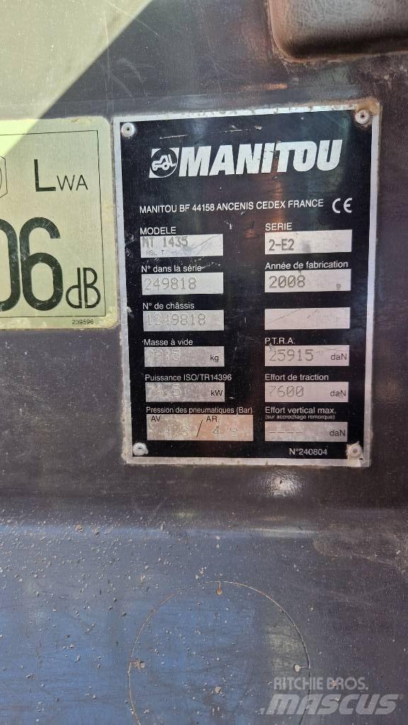 Manitou MT 1435 HSL Teleskoplader