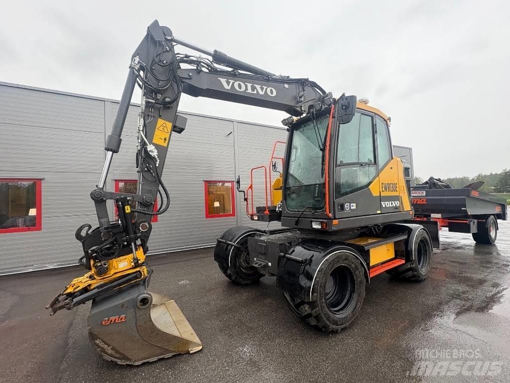 Volvo EWR130E + Kärra Mobilbagger