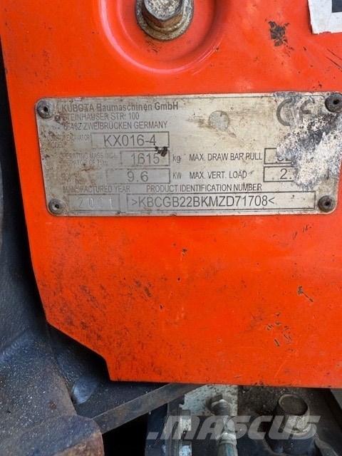 Kubota KX 016-4 Minibagger < 7t
