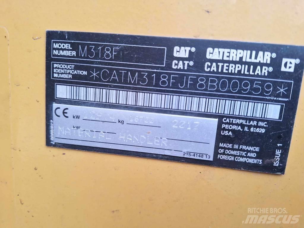 CAT M 318 F Mobilbagger
