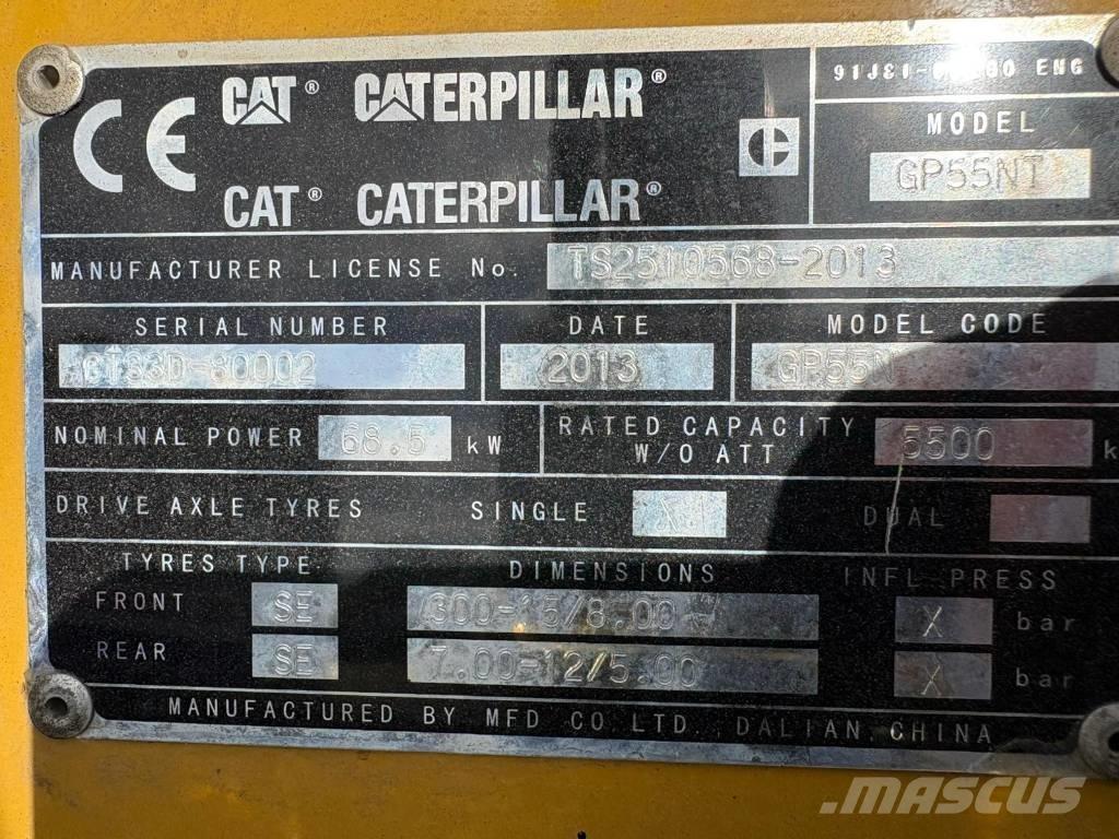 CAT GP55NT LPG heftrucks