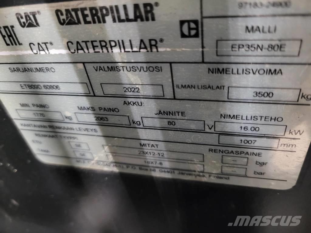 CAT EP 35 N Elektrische heftrucks