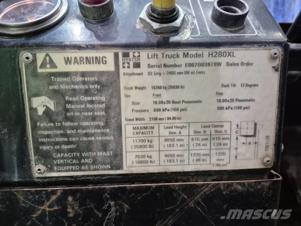 Hyster H 280 XL Heftrucks overige