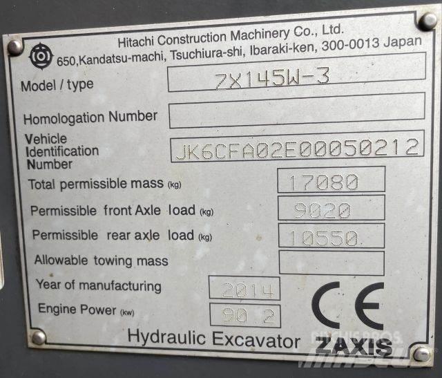 Hitachi ZX 145W-3 Mobilbagger
