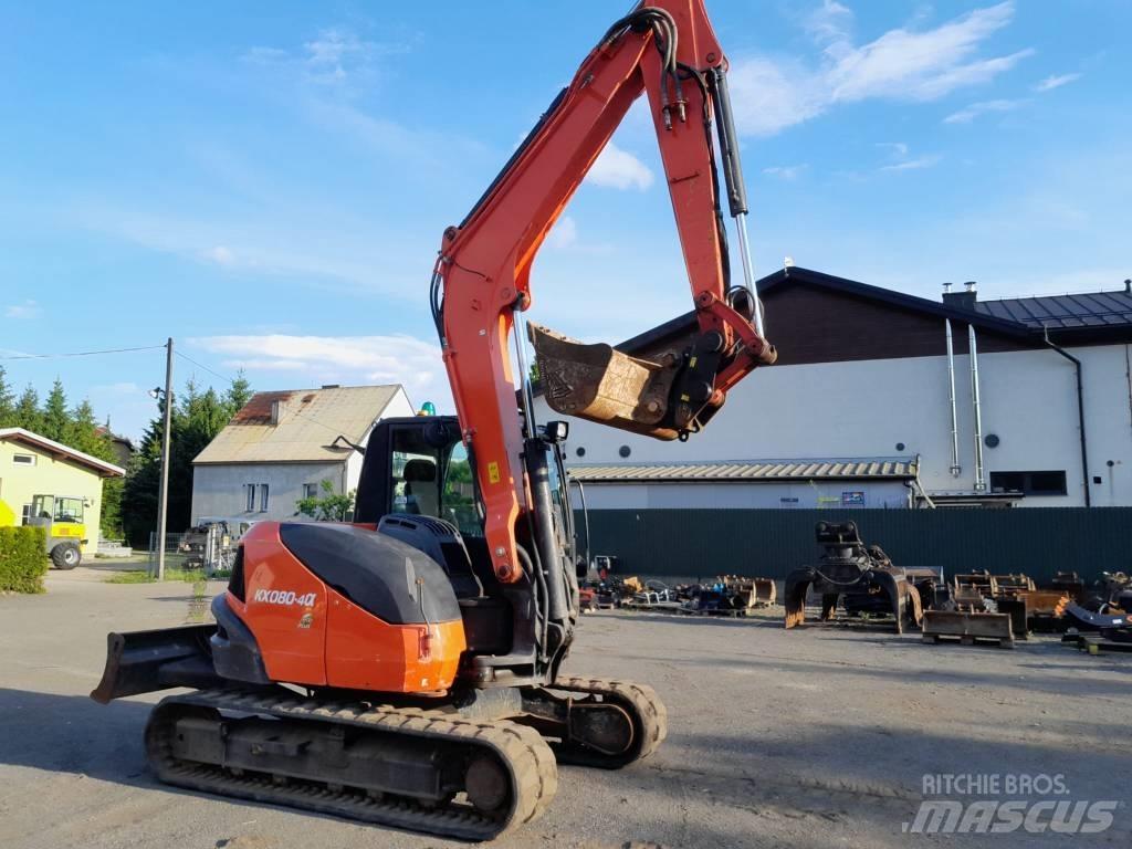 Kubota KX 080-4 Midibagger  7t - 12t