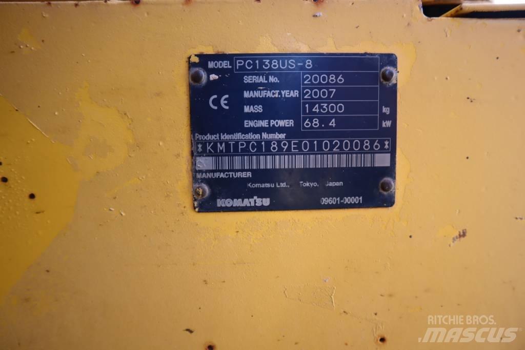 Komatsu PC138US-8 Raupenbagger
