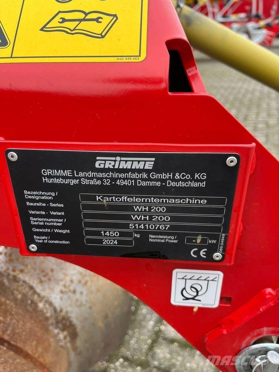 Grimme WH 200 Aardappelrooiers