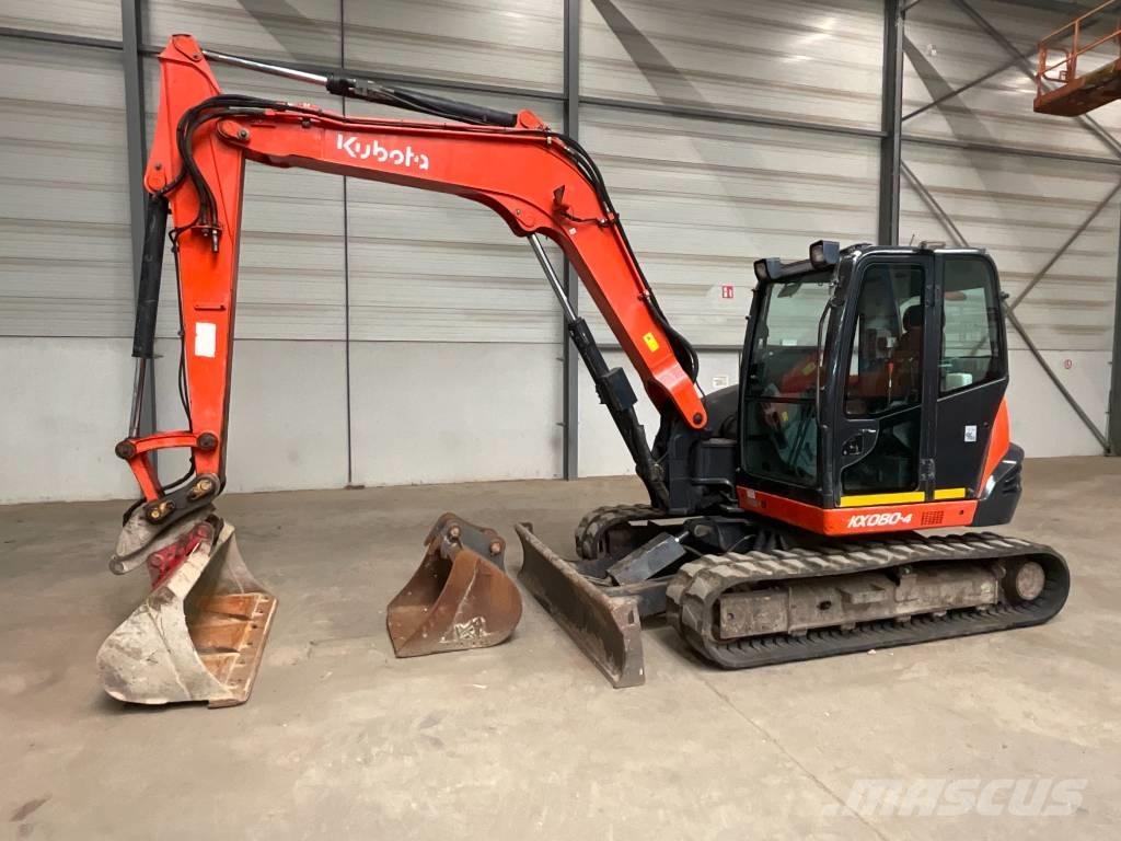 Kubota KX 080-4 Midibagger  7t - 12t
