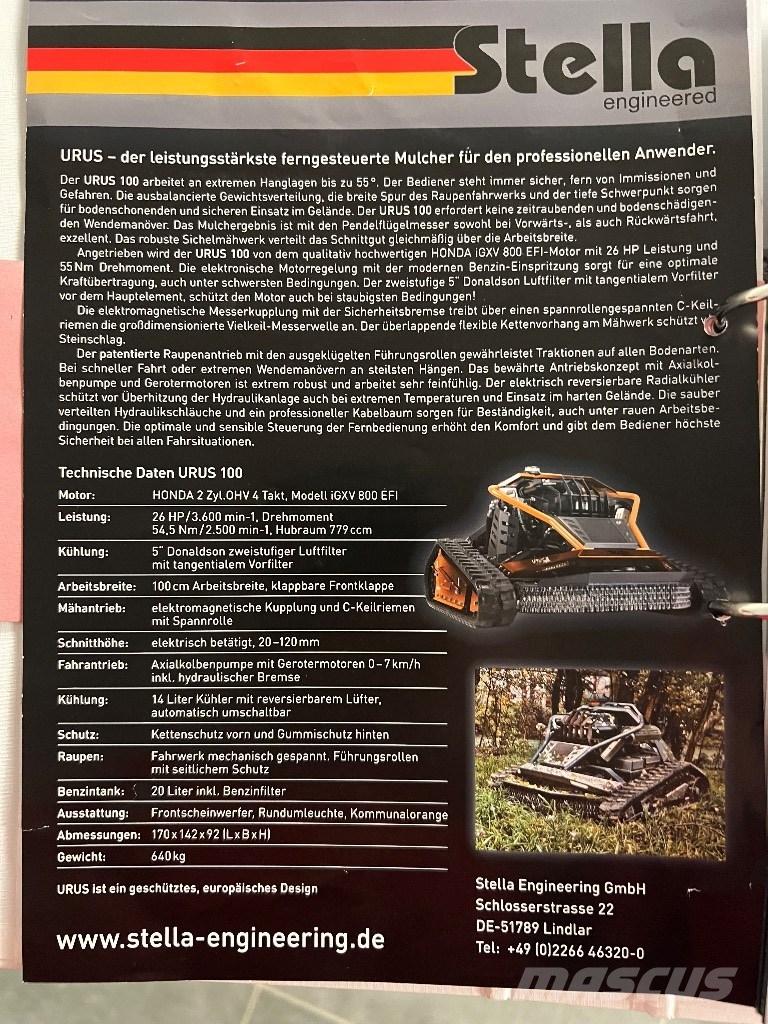 Stella URUS 100 Robotormäher
