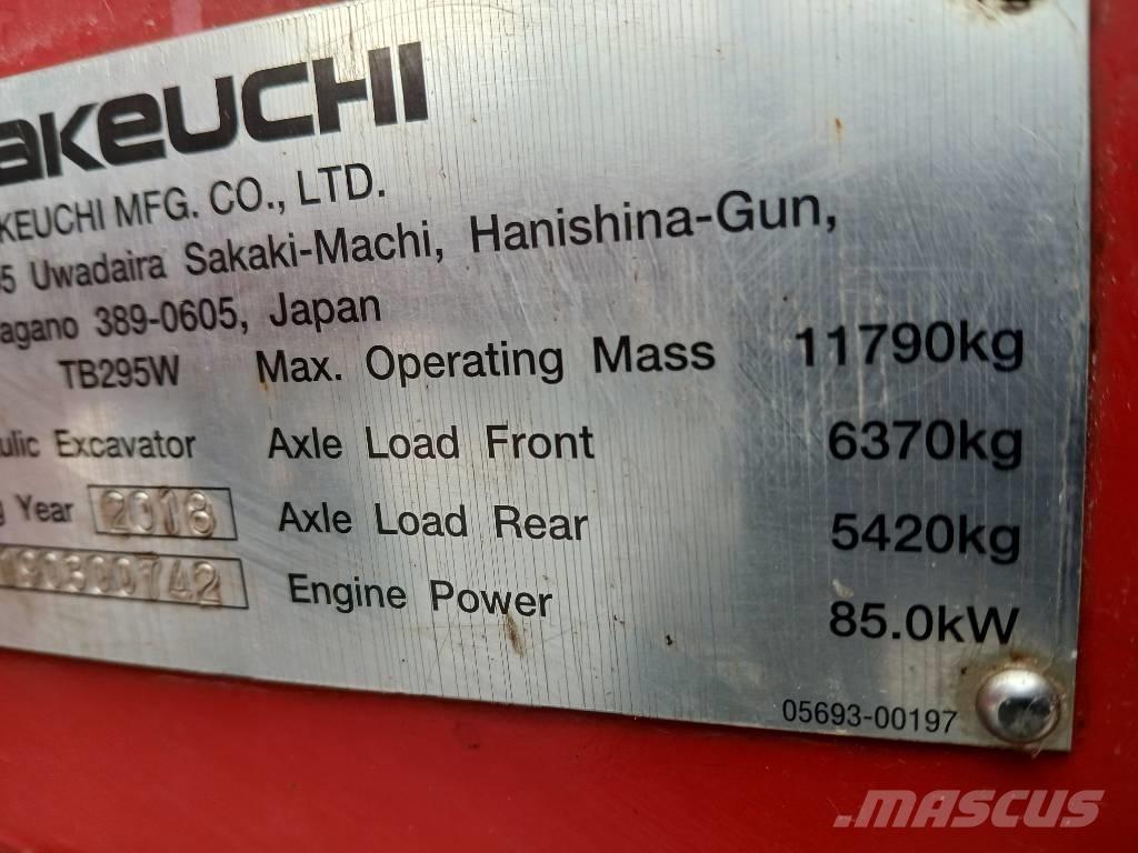 Takeuchi TB 295 W Mobilbagger