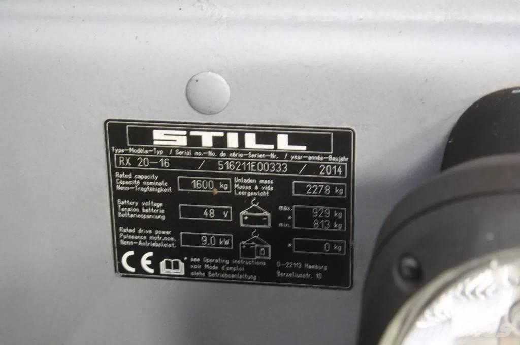 Still RX 20-16 Elektrische heftrucks