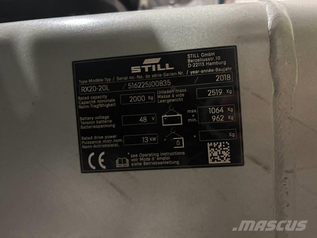 Still RX 20-20 L Elektrische heftrucks