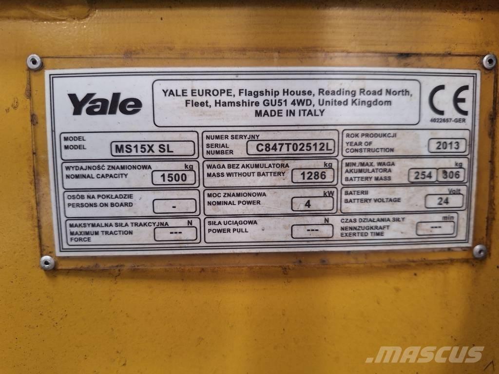 Yale MS 15x IL Heftrucks overige