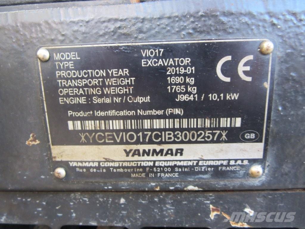 Yanmar ViO17 Raupenbagger