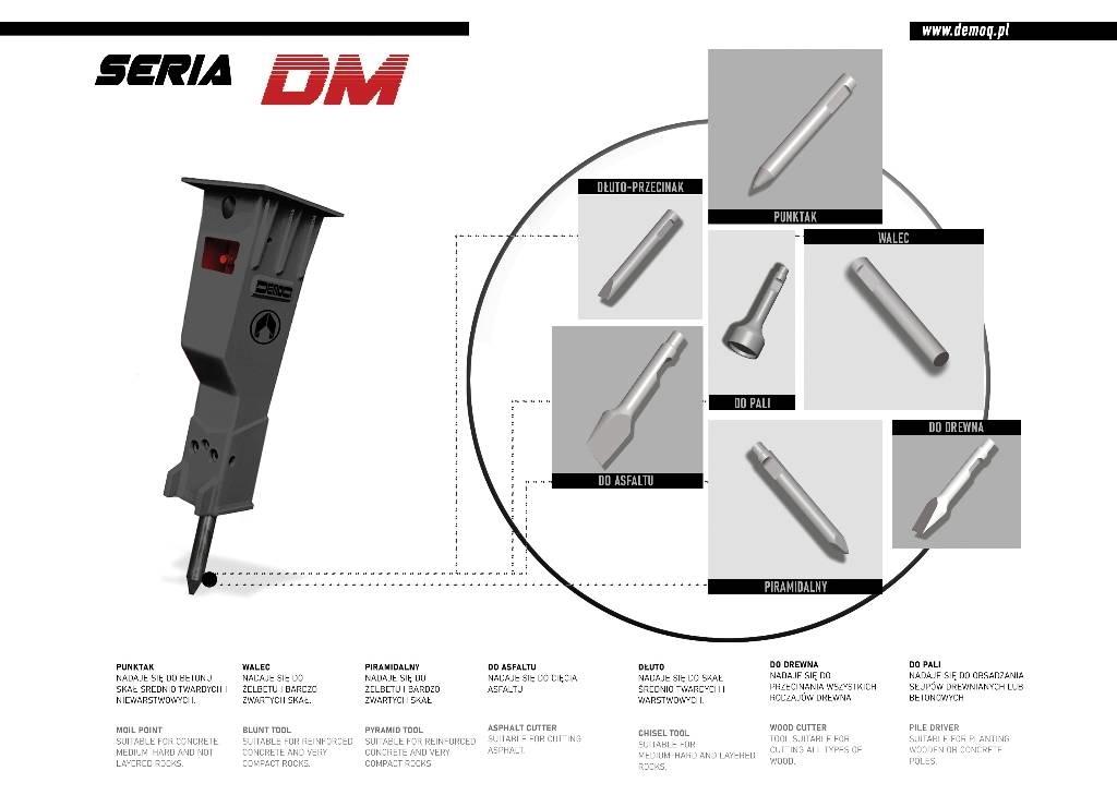  DEMOQ  DM250 Hammer / Brecher