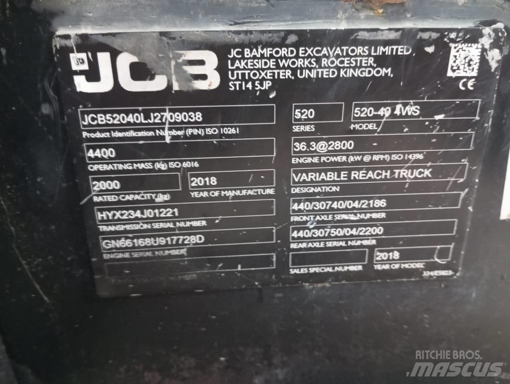 JCB 520-40 Teleskoplader
