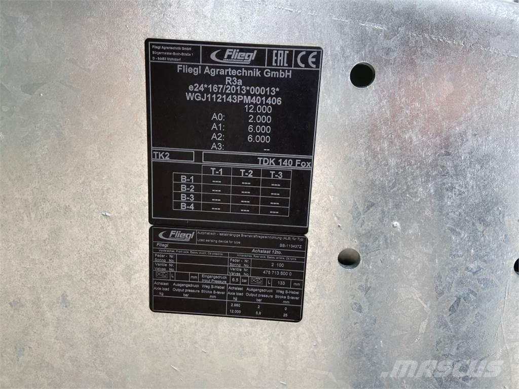 Fliegl TDK 140 FOX Sonstige Landmaschinen