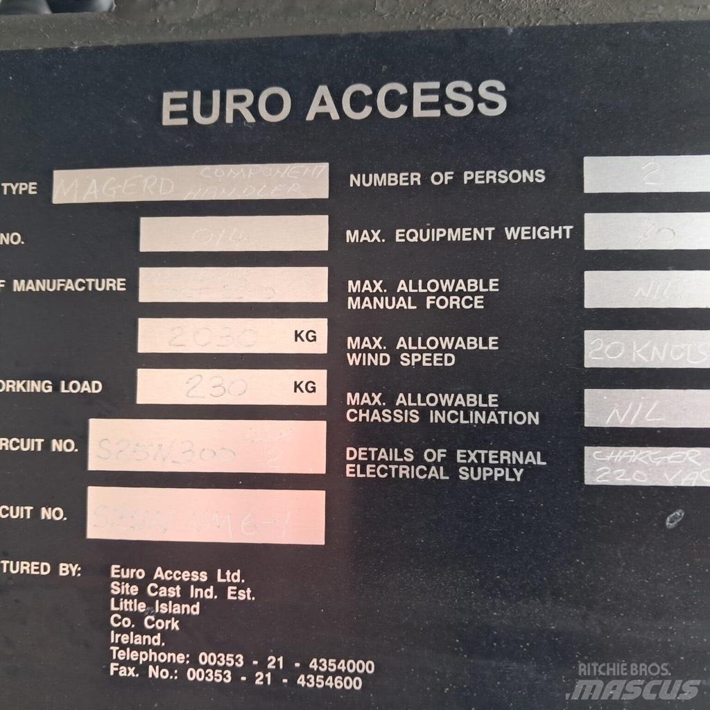 Euro Access Magerd Anhänger-Arbeitsbühnen