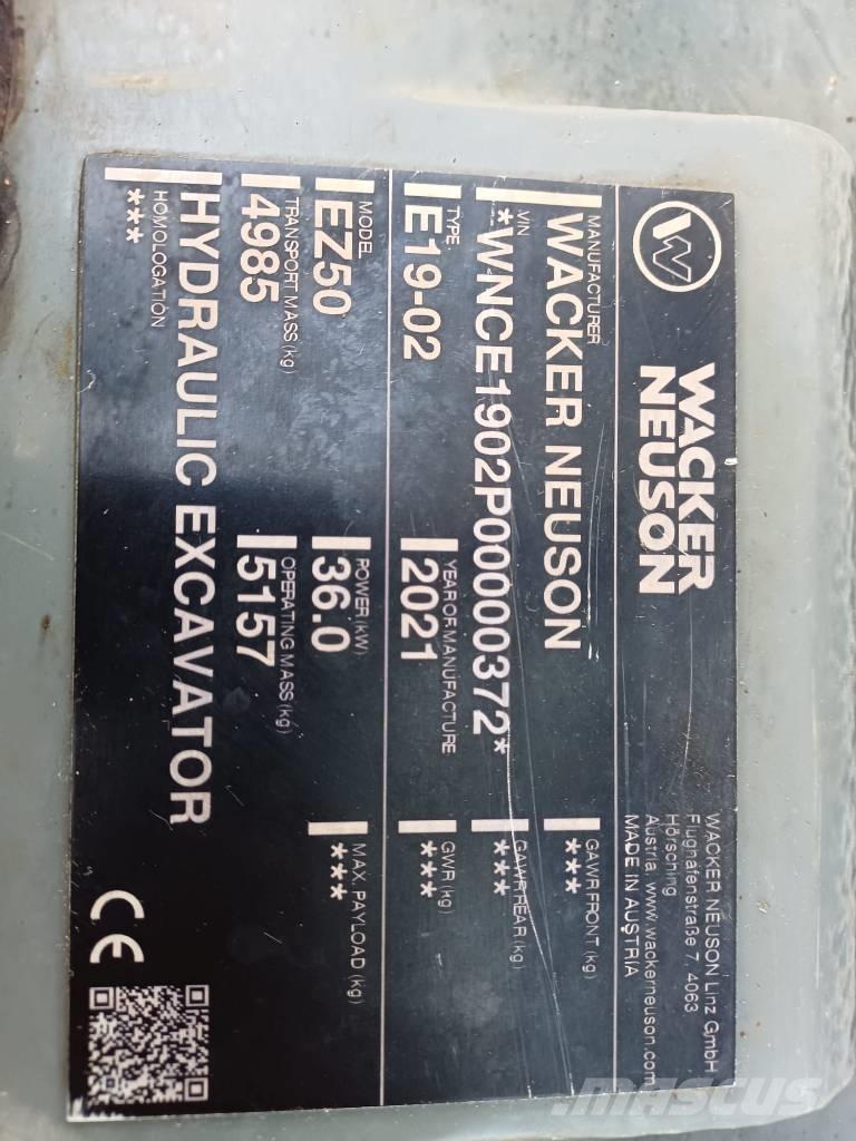 Wacker Neuson EZ 50 Minibagger < 7t