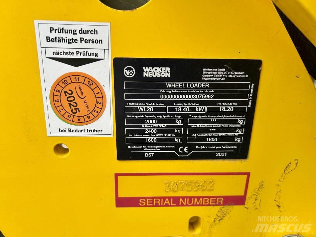 Wacker Neuson WL 20 Radlader