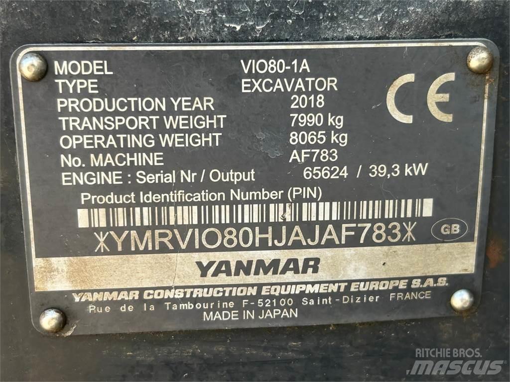 Yanmar Vio 80-1A Midibagger  7t - 12t