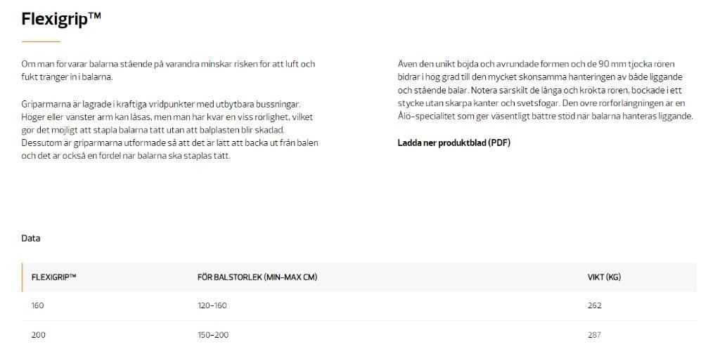 Quicke Flexigrip Frontladerzubehör