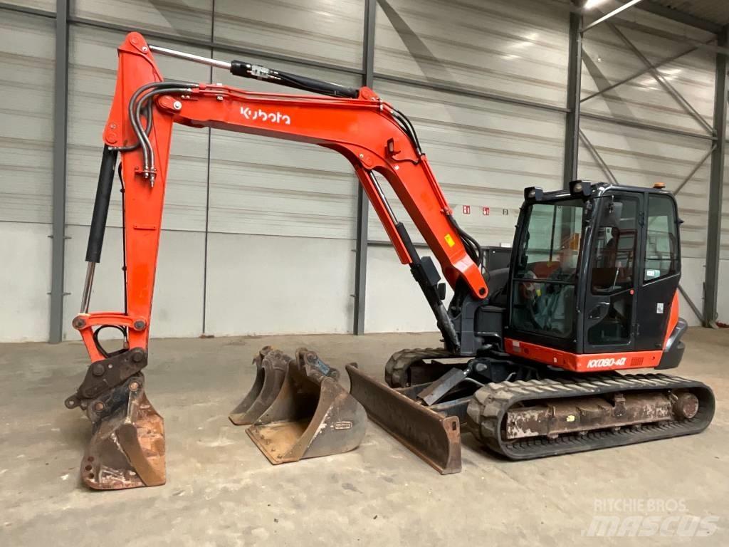 Kubota KX 080-4 A Midibagger  7t - 12t